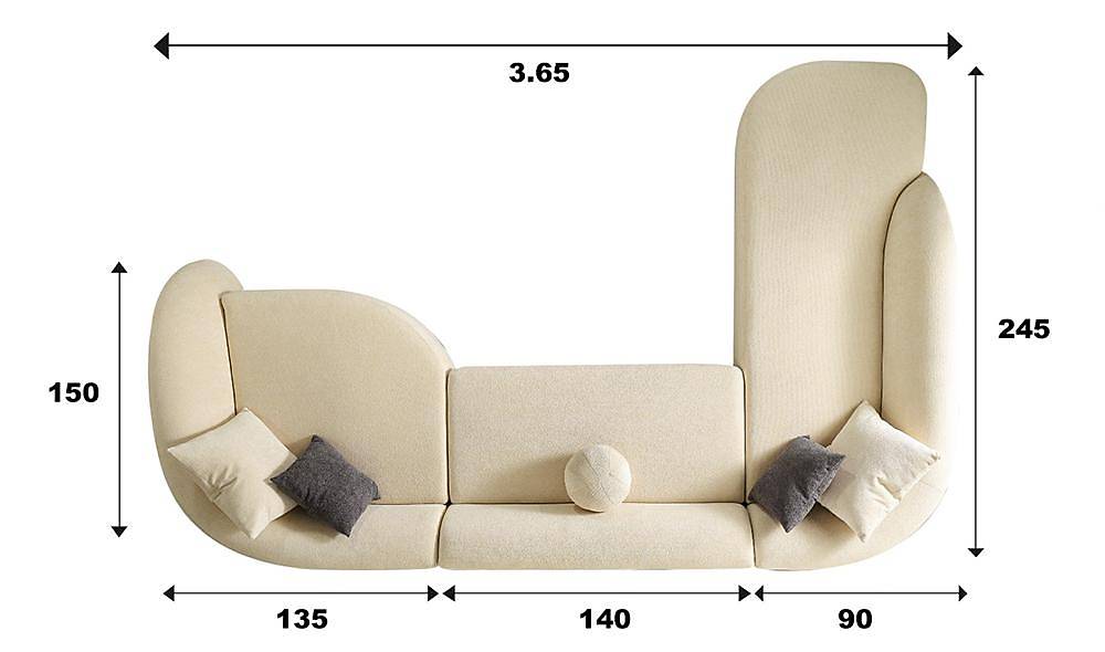 Major Köşe Takımı - Renkli Köşe Koltuk