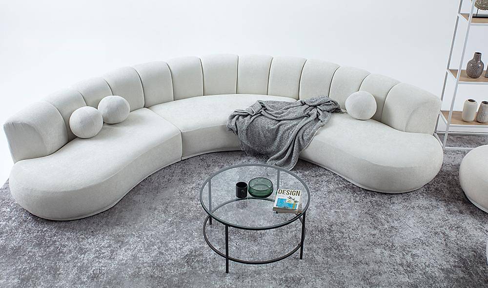 Kuğu Köşe Takımı - Dilimli Köşe Koltuk