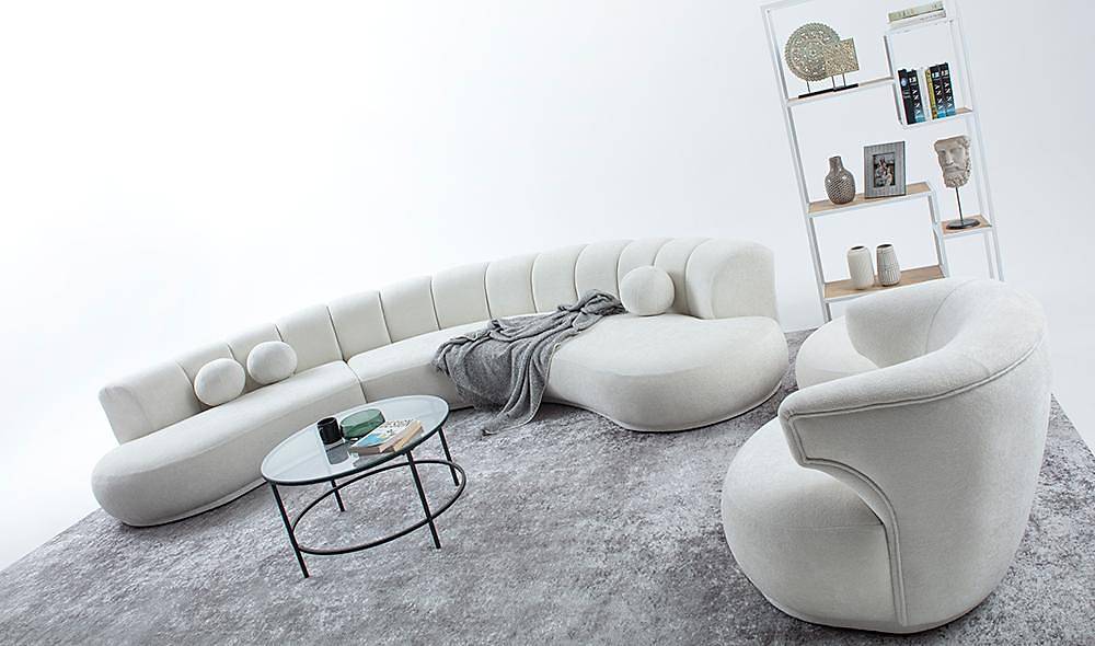 Kuğu Köşe Takımı - Dilimli Köşe Koltuk