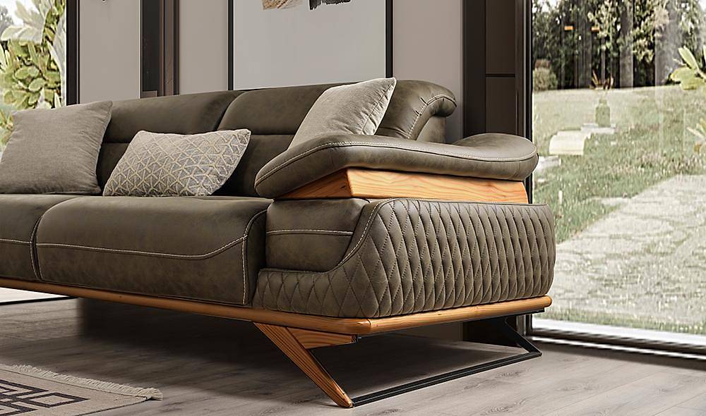 Aura Koltuk Takımı - Ceviz Koltuk Takımı