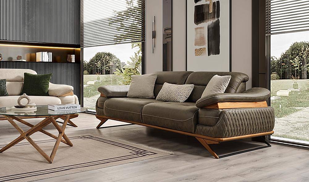 Aura Koltuk Takımı - Ceviz Koltuk Takımı