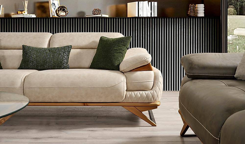 Aura Koltuk Takımı - Ceviz Koltuk Takımı