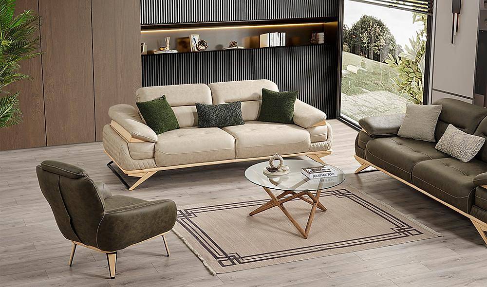 Aura Koltuk Takımı - Meşe Koltuk Takımı