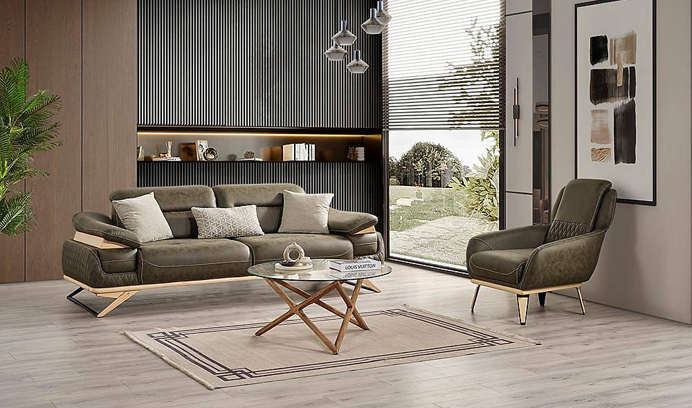 Aura Koltuk Takımı - Meşe Koltuk Takımı