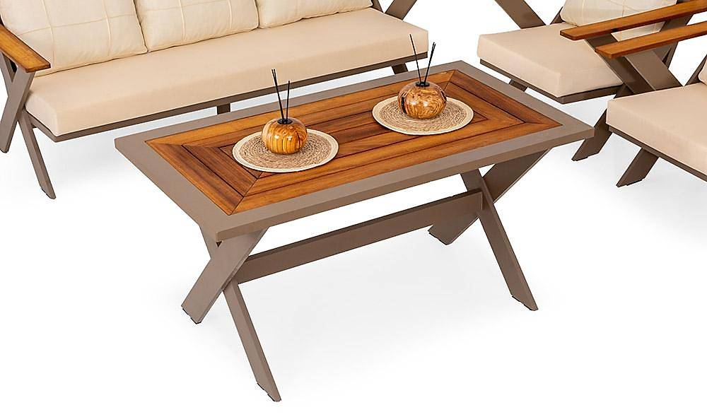 Ekol Bahçe Koltuk Takımı - Cappuccino Bahçe Oturma Grubu