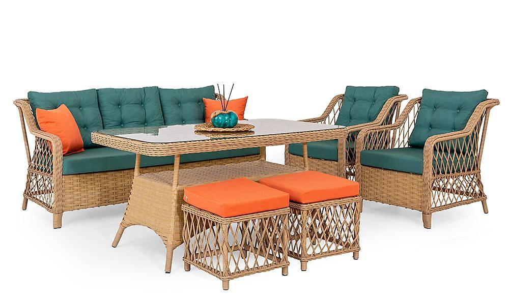 Seremoni Bahçe Masa Takımı - Cappuccino Bahçe Mobilyası