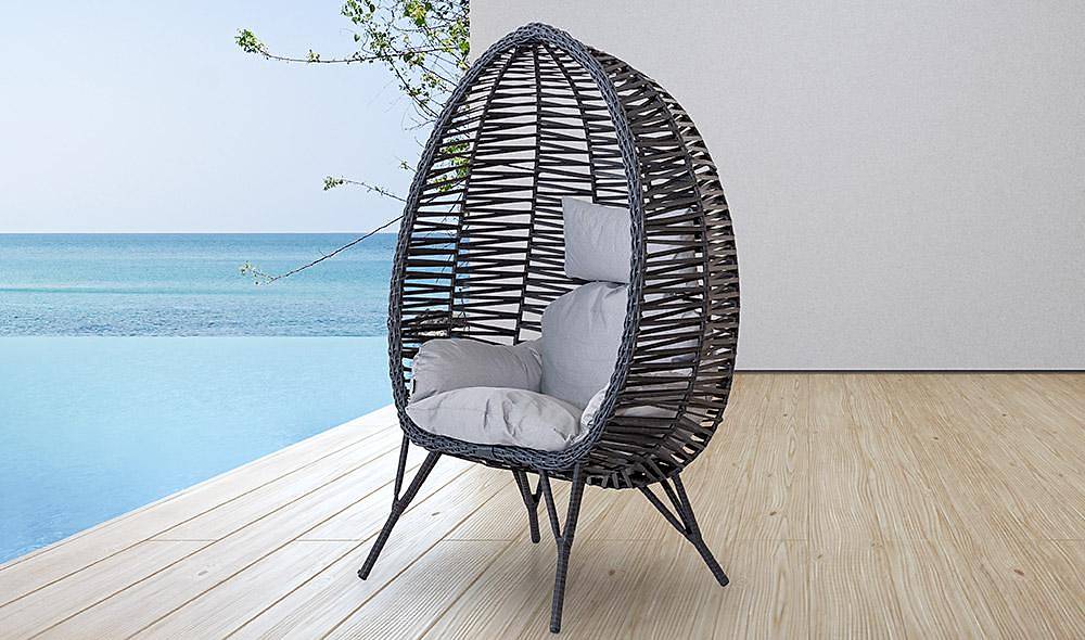 Holiday Tekli Bahçe Koltuğu - Antrasit Bahçe Mobilyası
