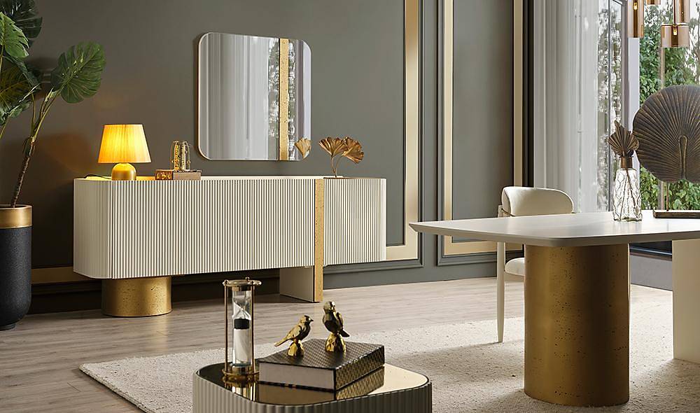 Baroc Yemek Odası - Gold Yemek Odası