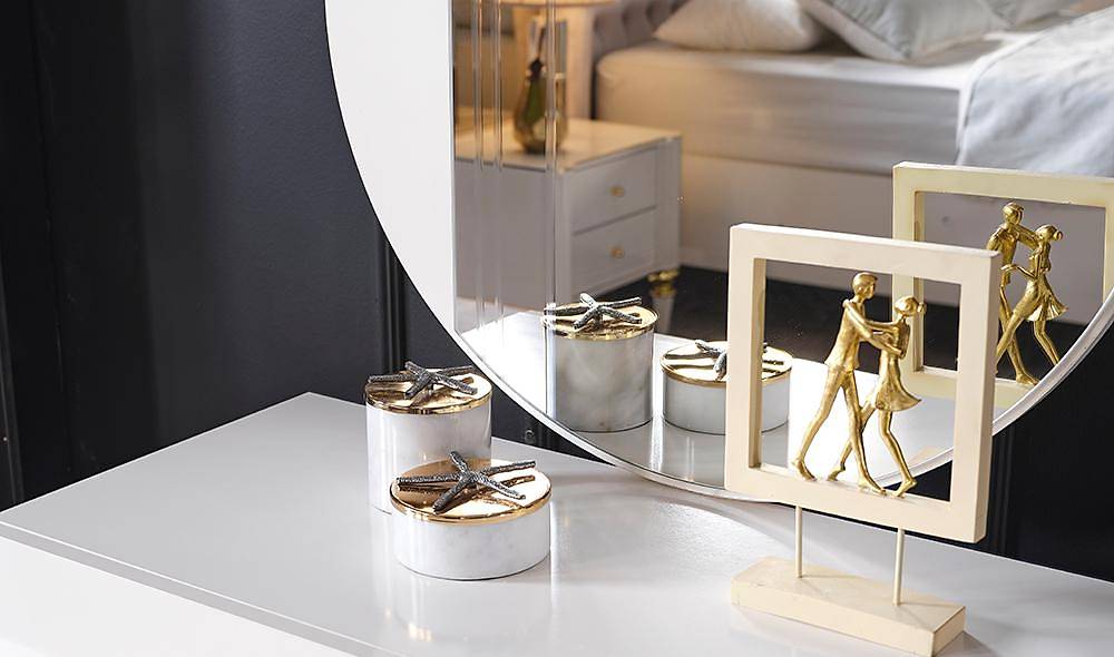 Flower Bazalı Yatak Odası Yatak Odası