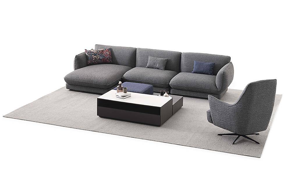 Kestel Köşe Takımı - Gri Köşe Koltuk