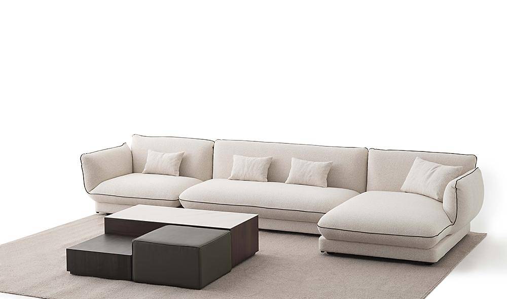 Kestel Köşe Takımı - Krem Köşe Koltuk