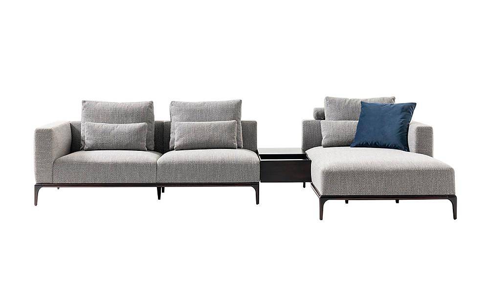 Novano Köşe Takımı - Gri Köşe Koltuk