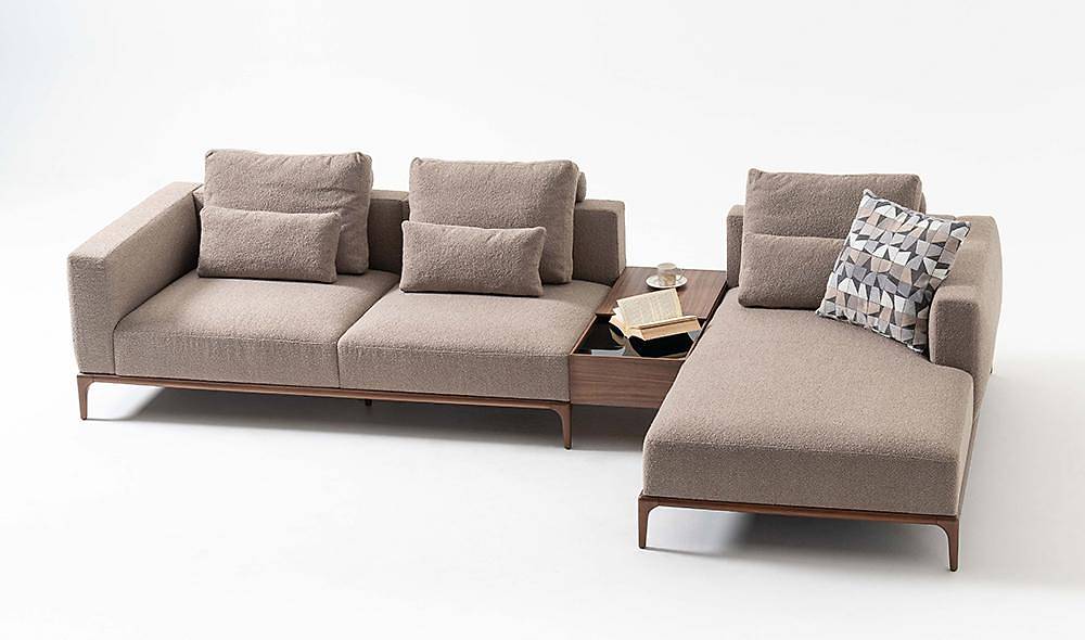 Novano Köşe Takımı - Kahve Köşe Koltuk