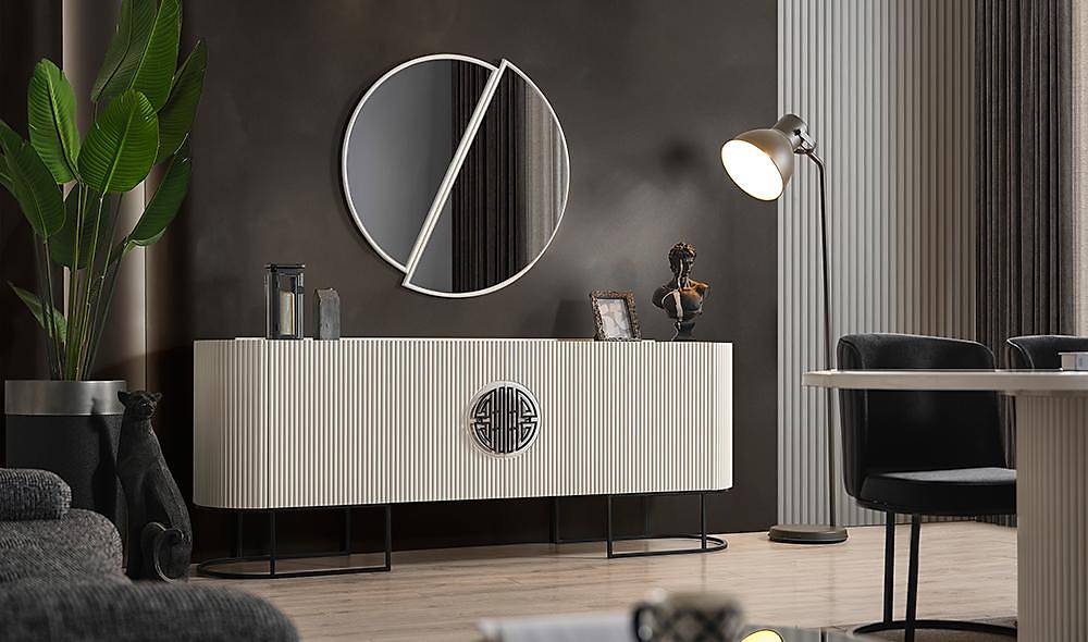 Crown Yemek Odası - Ekru Yemek Odası