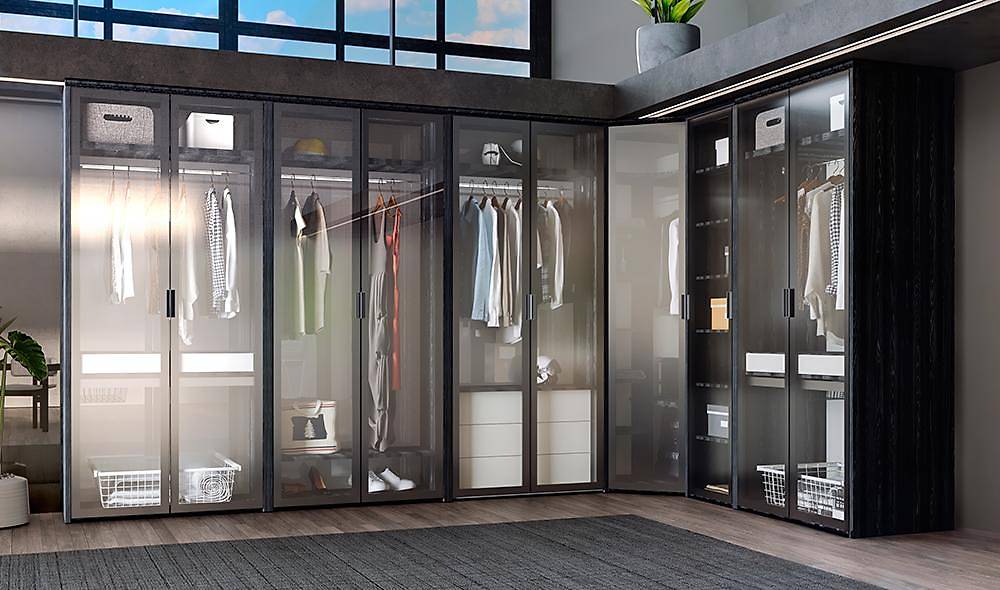 Elika Köşe Gardrop Giyinme Odası