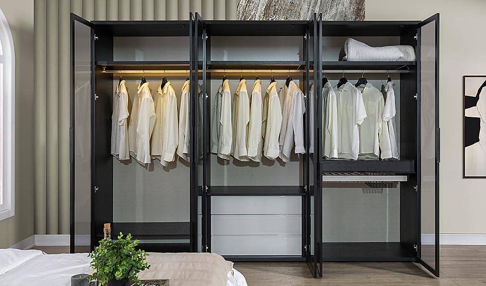 Elika Köşe Gardrop Giyinme Odası