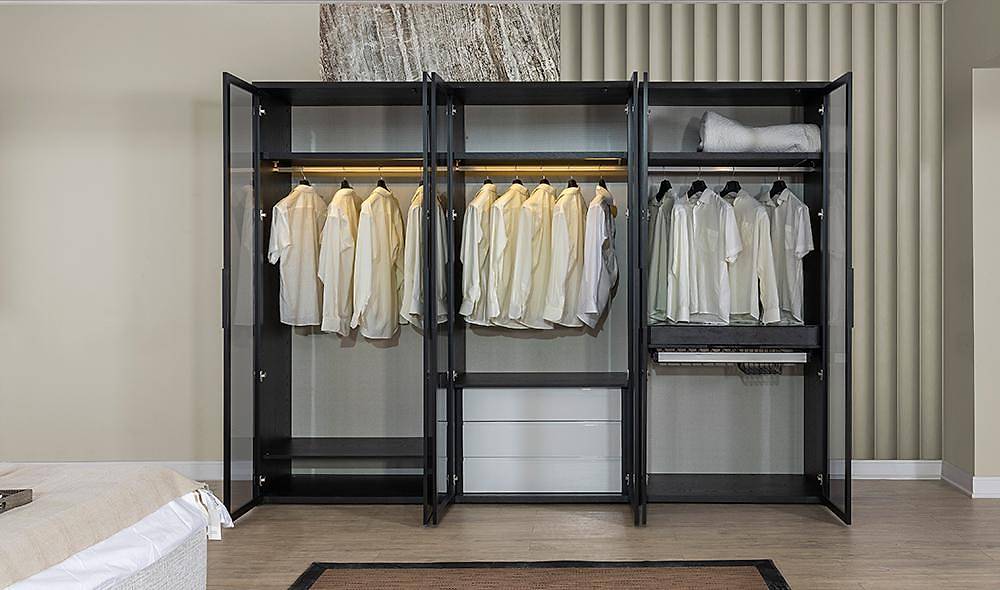 Elika Köşe Gardrop Giyinme Odası