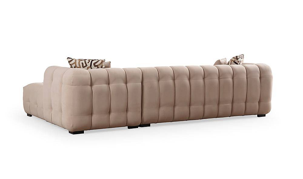 Vitela Köşe Takımı - Bej Köşe Koltuk