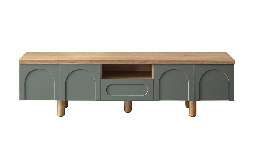 Logo Tv Sehpası - Yeşil TV Ünitesi