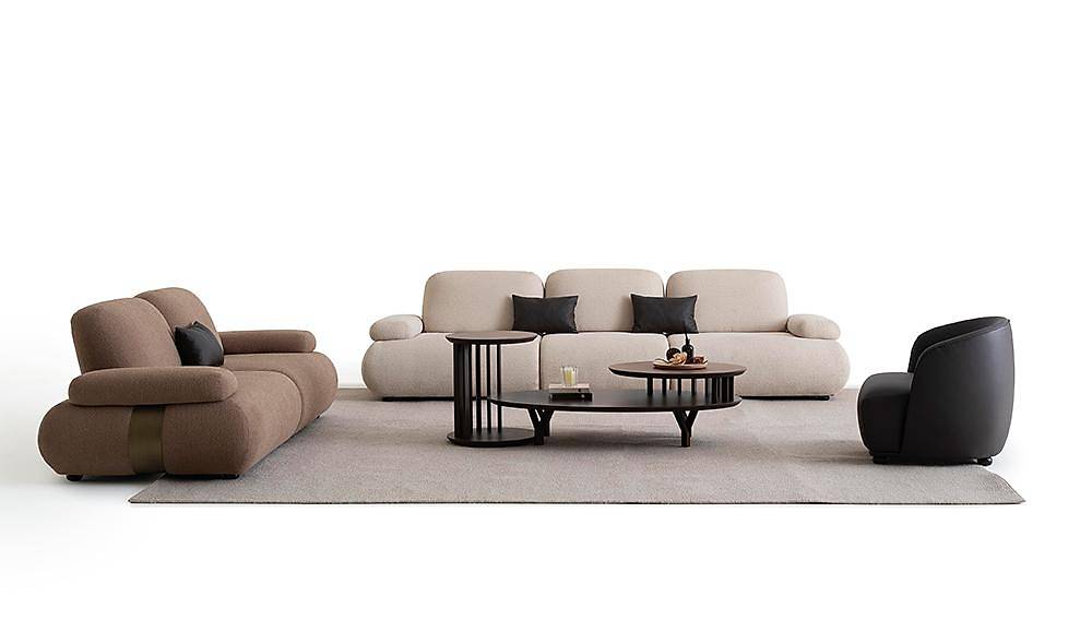 Beal Koltuk Takımı - Kahve Koltuk Takımı