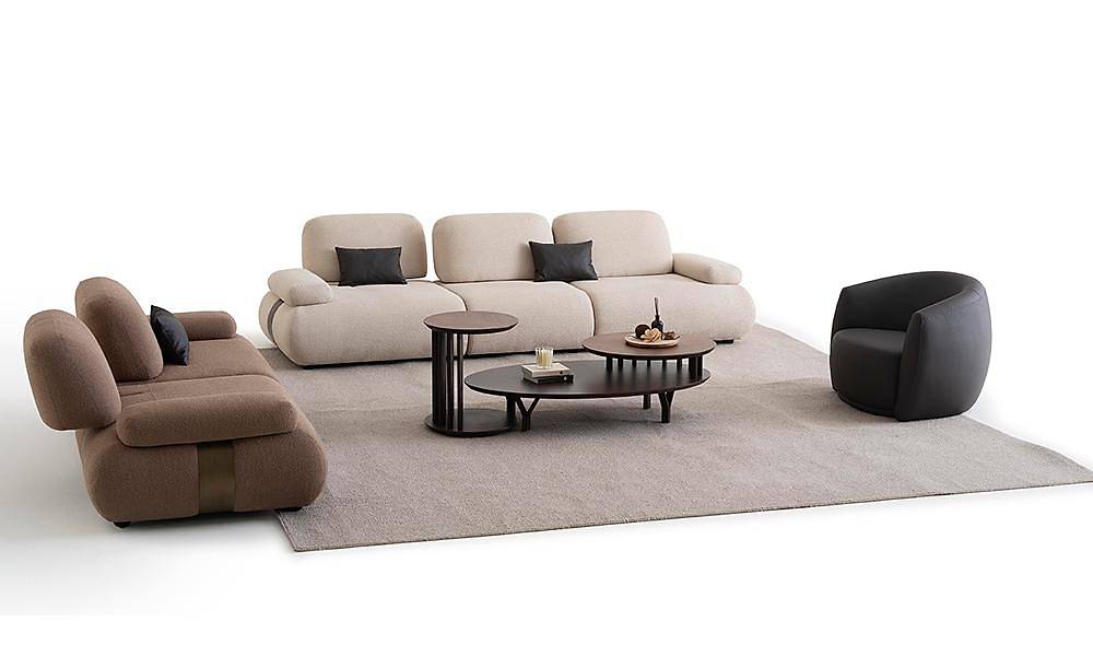 Beal Koltuk Takımı - Kahve Koltuk Takımı