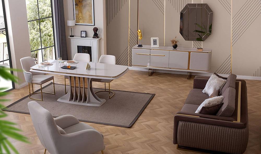 Farya New Yemek Odası - Gold Yemek Odası