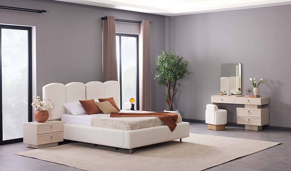 Nita Bazalı Yatak Odası Yatak Odası