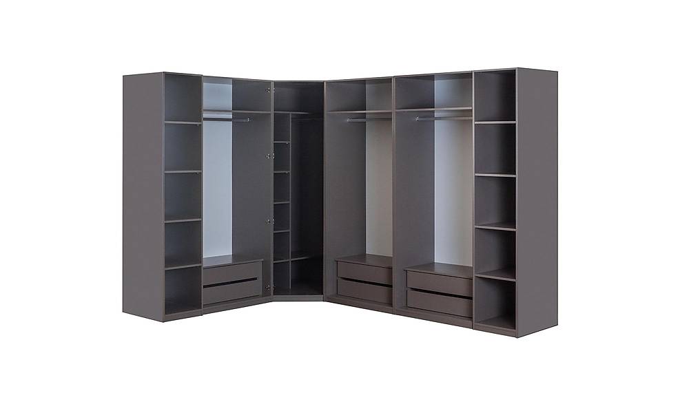 Lova Gardrop - Köşe Dolaplı Giyinme Odası