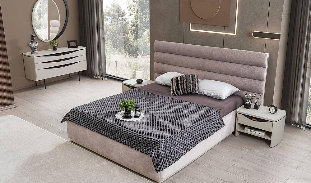 Pera Bazalı Yatak Odası