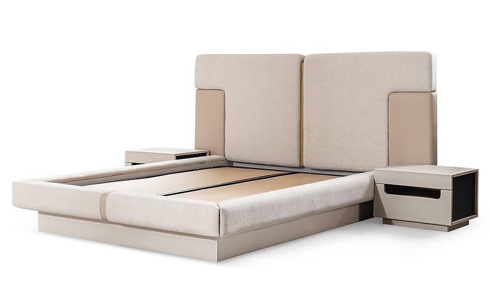 Montare Bazalı Karyola ve Başlık - Kum Beji