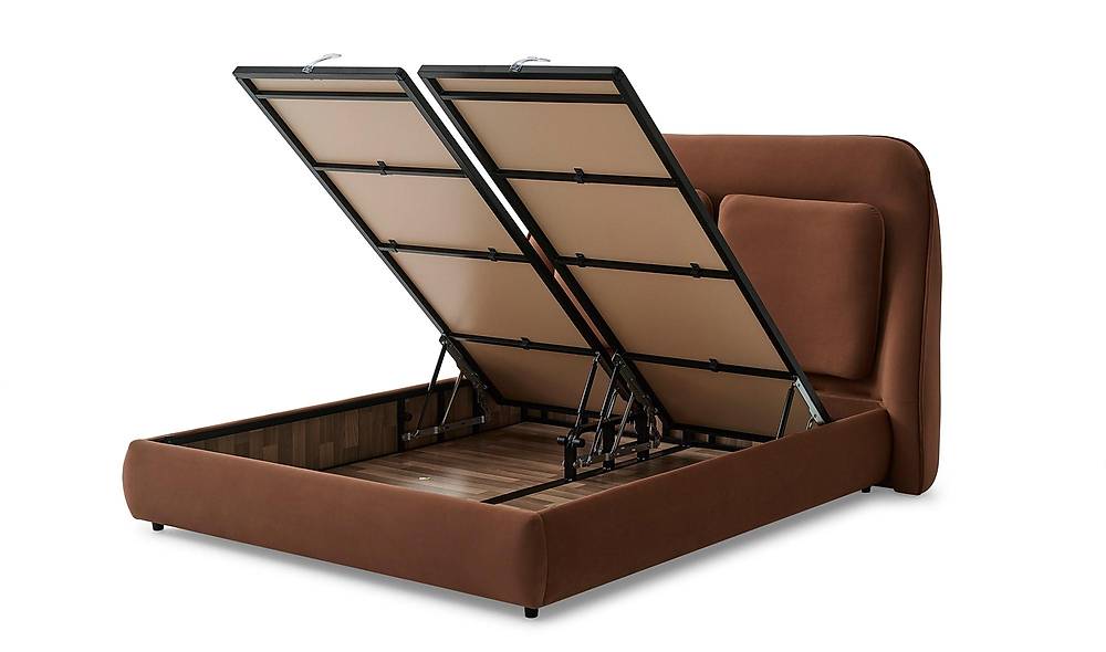 Venedik Bazalı Karyola ve Başlık - Tarçın Baza Setleri