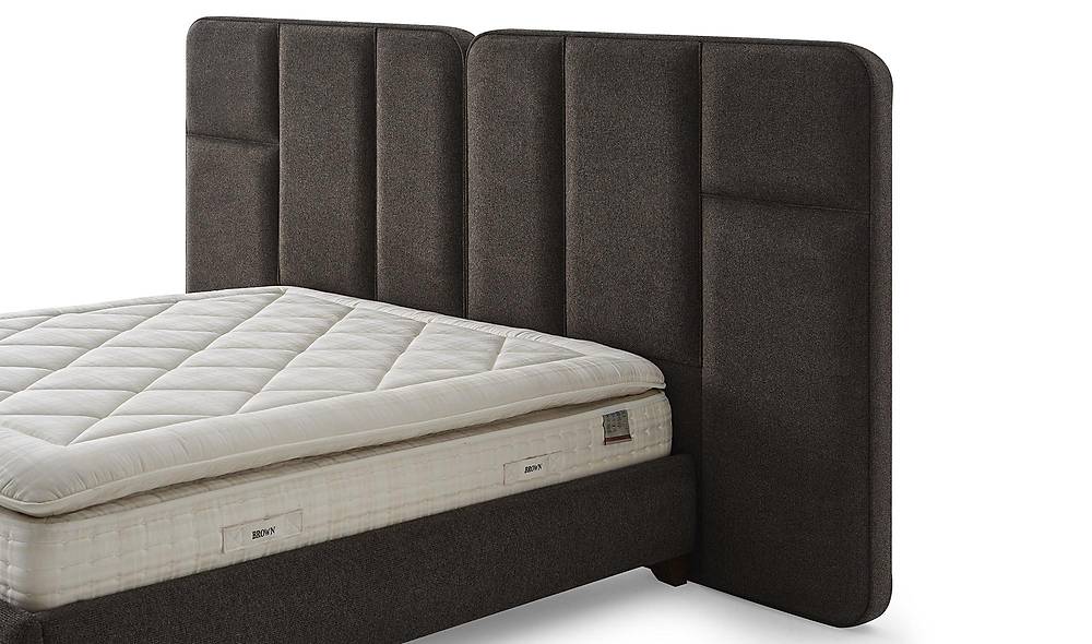 Brown Dublin Baza + Başlık + Yatak Baza Setleri