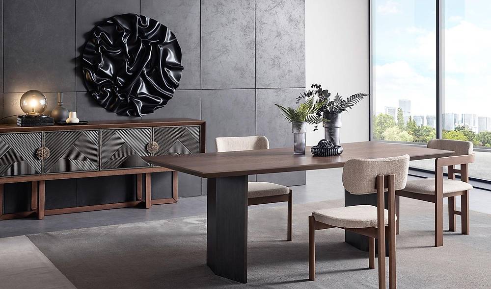 World Yemek Odası - Ceviz Yemek Odası