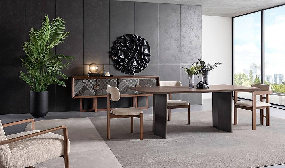 World Yemek Odası - Ceviz Yemek Odası