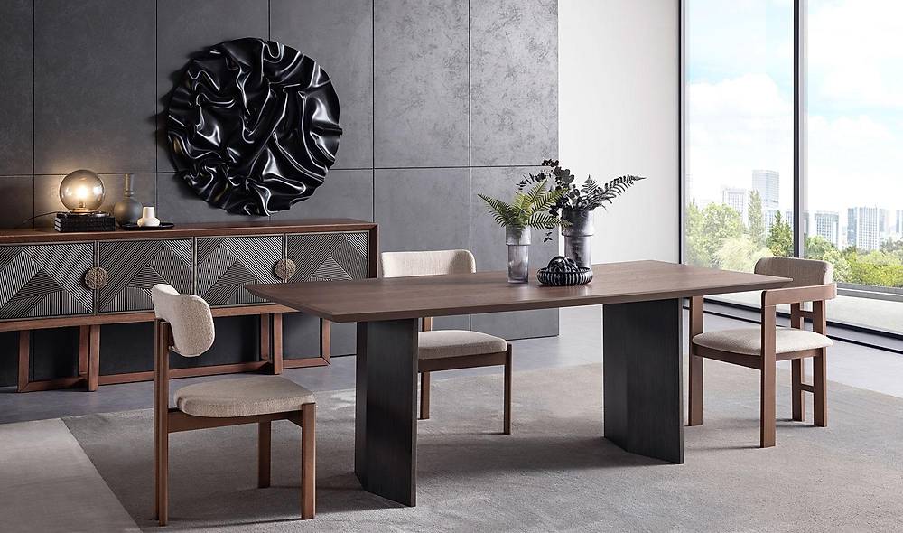 World Yemek Odası - Ceviz Yemek Odası