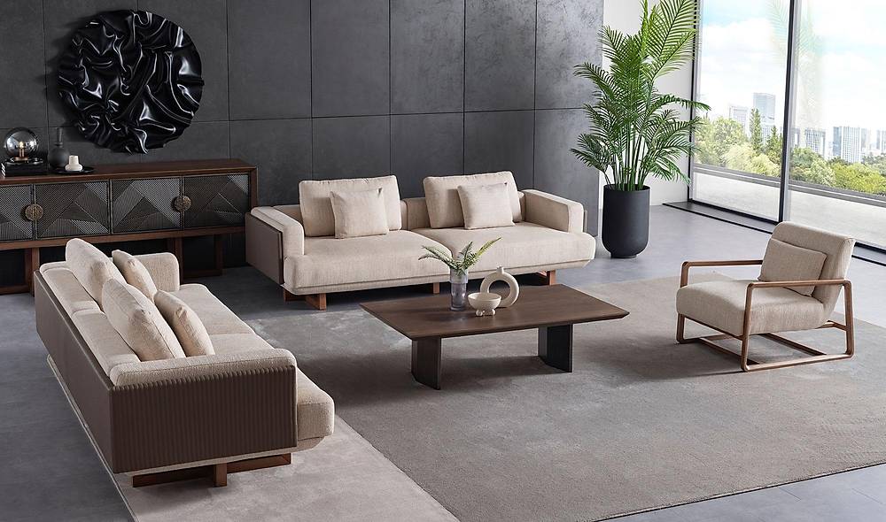 World Koltuk Takımı - Kahve Koltuk Takımı