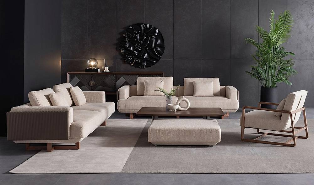 World Koltuk Takımı - Kahve Koltuk Takımı