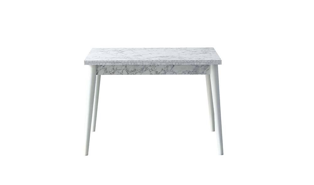 Neptün Yemek Masası Takımı - Beyaz Mermer Yemek Masası Takımı