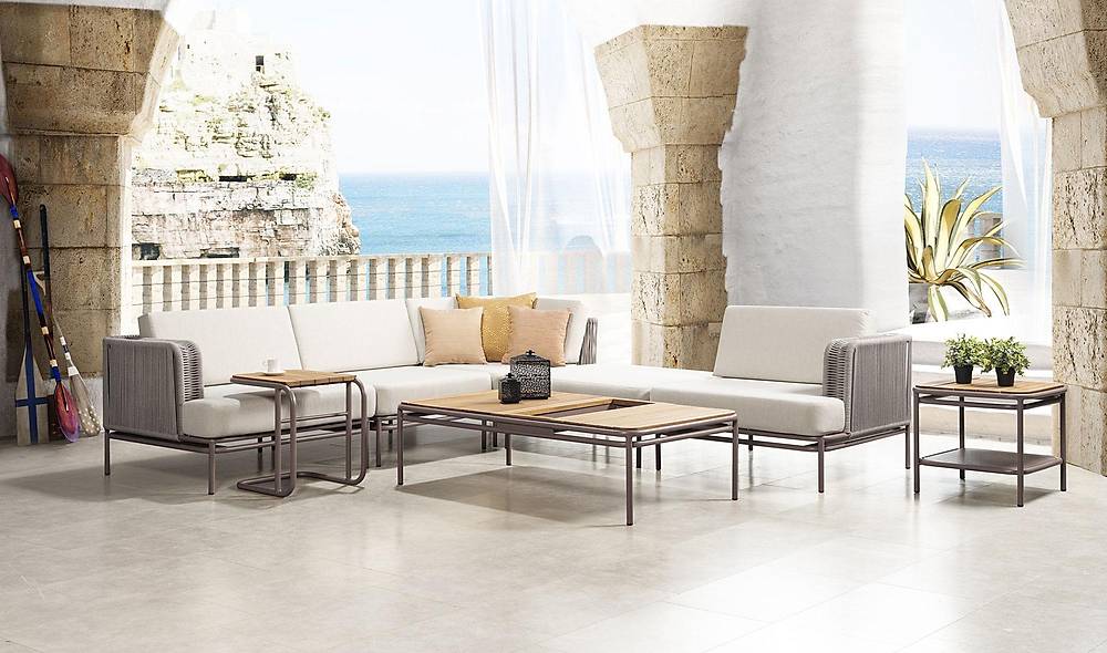 İve Bahçe Köşe Koltuk Takımı Bahçe Oturma Grubu