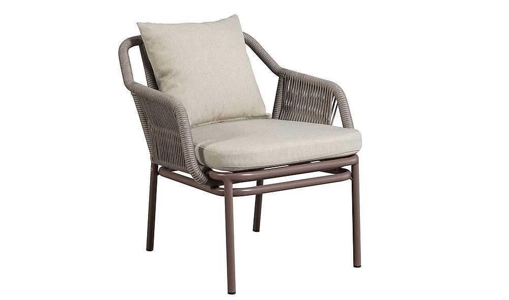 İve Tekli Bahçe Koltuğu - Puflu Bahçe Mobilyası