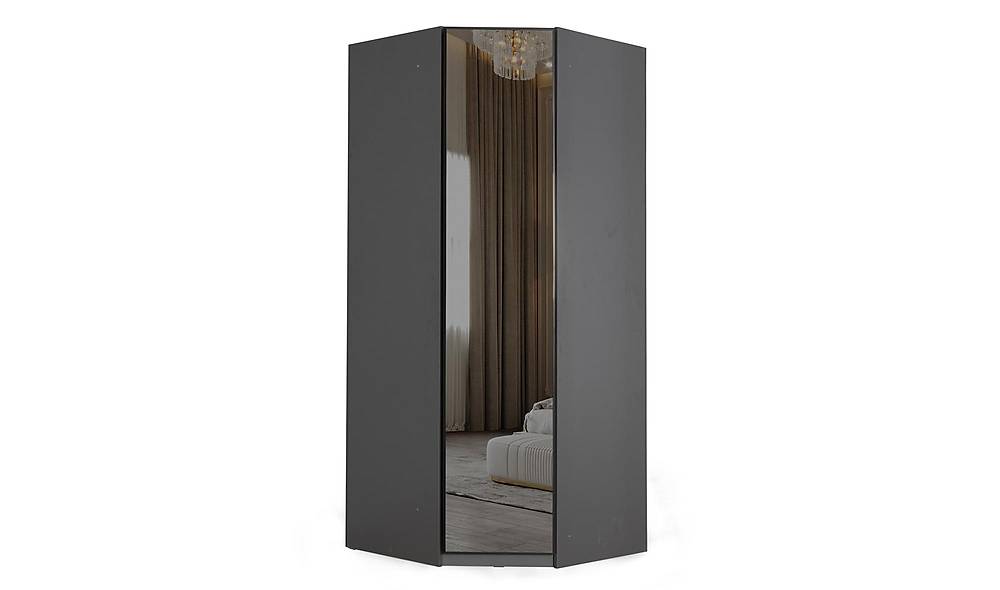 Bellino Antrasit Köşe Gardrop - Small Giyinme Odası