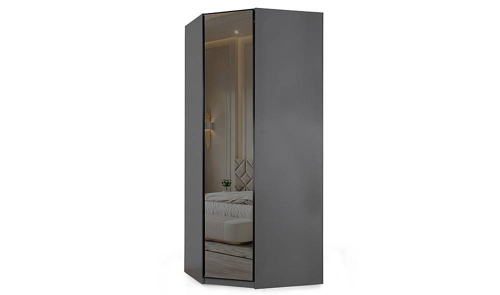 Bellino Antrasit Köşe Gardrop - Small Giyinme Odası