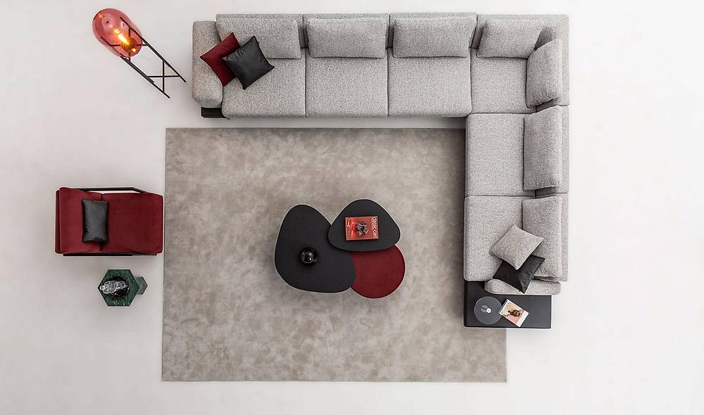 Focus Köşe Takımı - Gri Köşe Koltuk