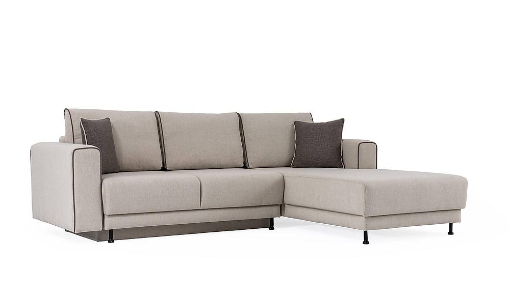 Seramoni Köşe Takımı - Krem Köşe Koltuk