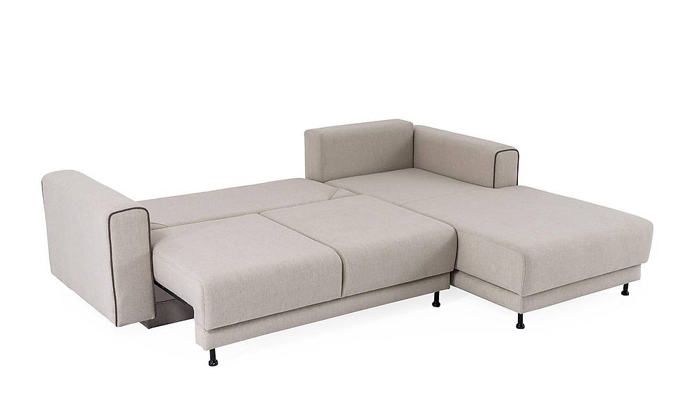 Seramoni Köşe Takımı - Krem Köşe Koltuk