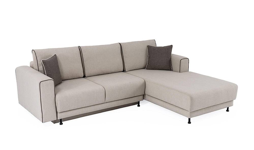 Seramoni Köşe Takımı - Krem Köşe Koltuk