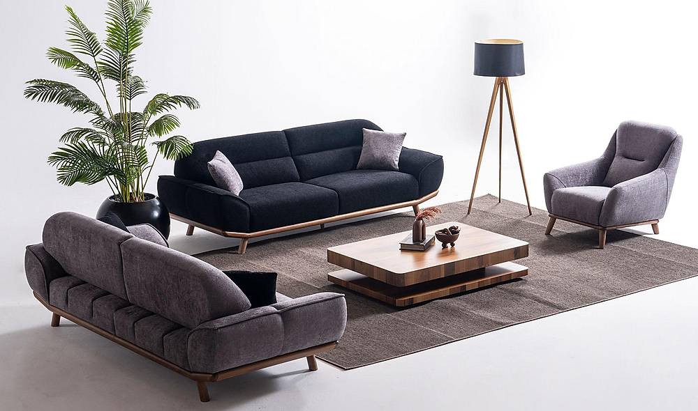 Wise Koltuk Takımı - Antrasit Koltuk Takımı