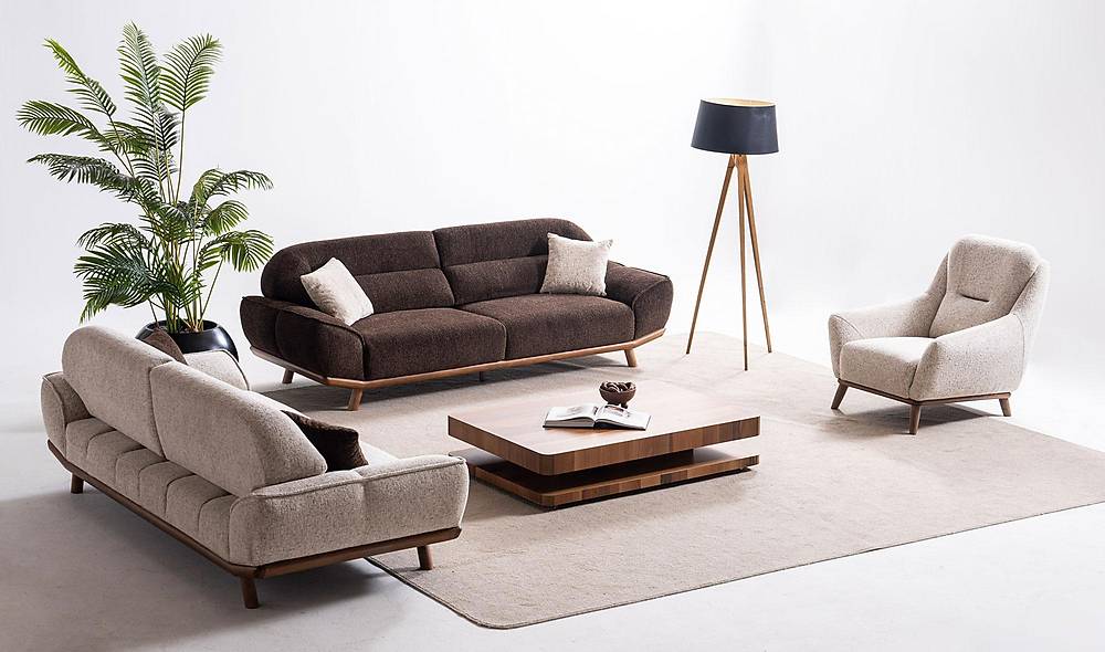 Wise Koltuk Takımı - Kahve Koltuk Takımı