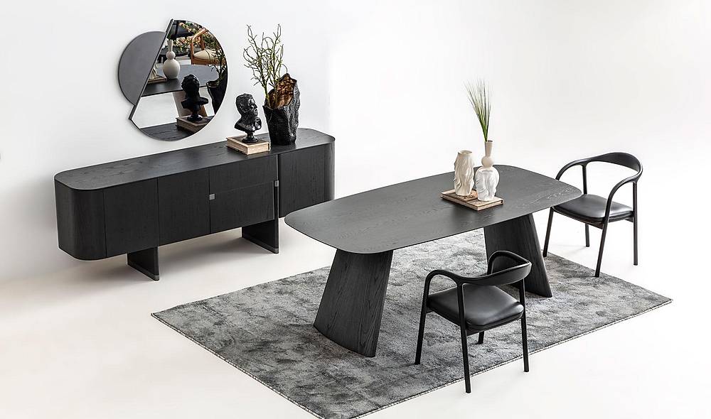 Penora Yemek Odası - Antrasit Yemek Odası