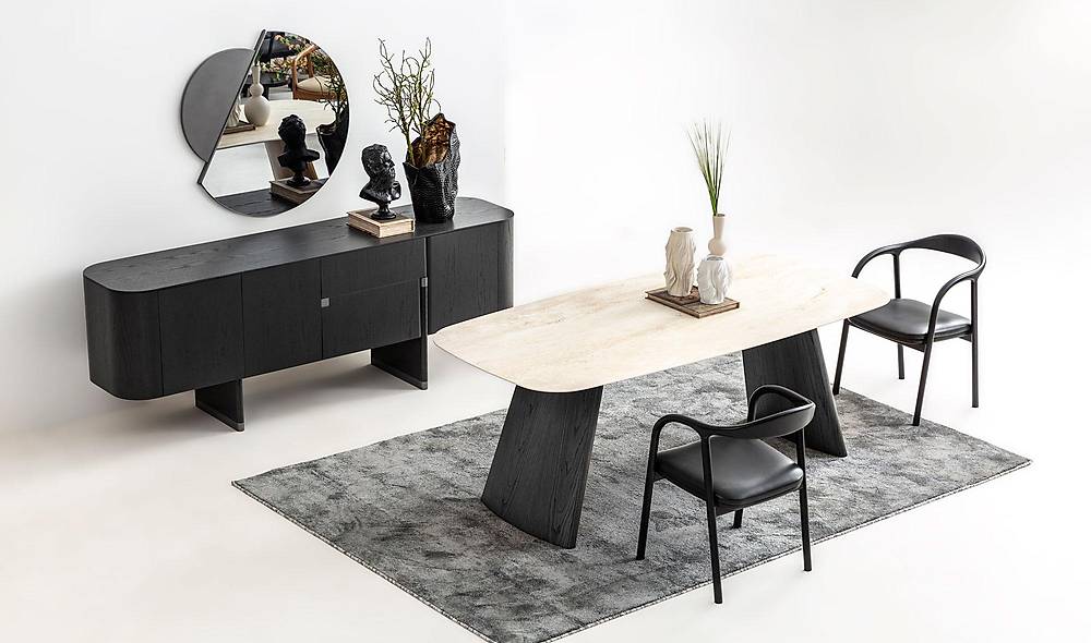 Penora Yemek Odası - Antrasit Yemek Odası